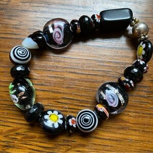 Vintage Glass Beaded Bracelet